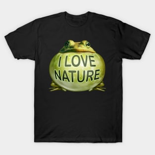 I Love Nature Frog T-Shirt